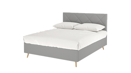 Кровать KIM S Textile Grey