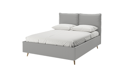 Кровать LAIMA 2 Textile Grey