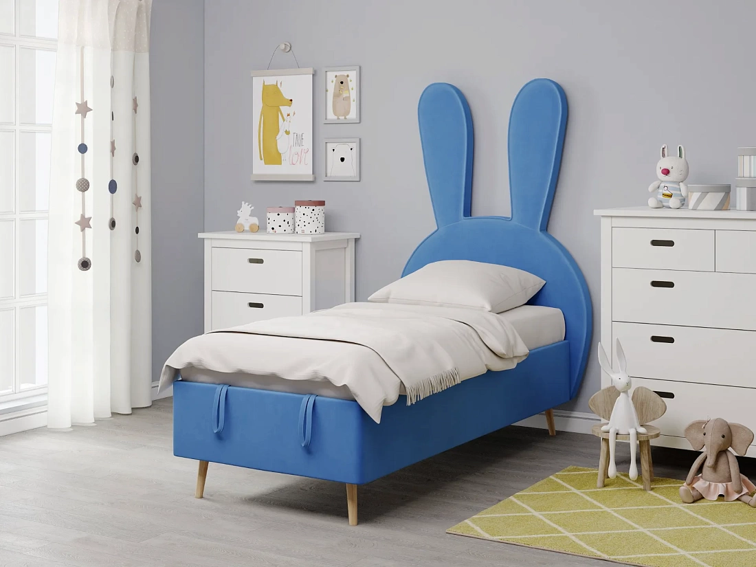 Кровать RABBIT Nordic Blue - Купить по цене 24 640 ₽ в Москве от  производителя